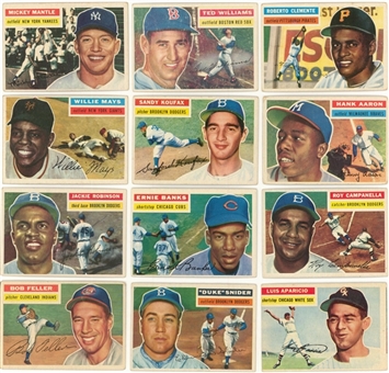 1956 Topps Complete Set (340)